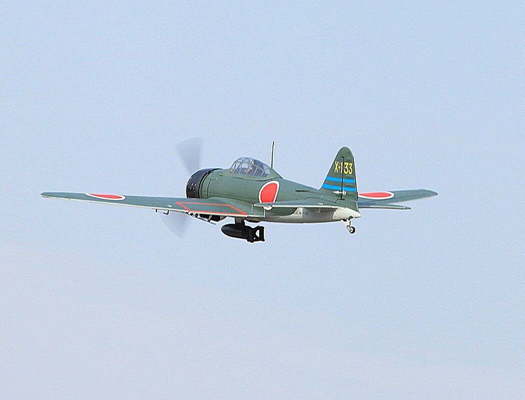 Fms 1400Mm A6M3 Zero Pnp Green