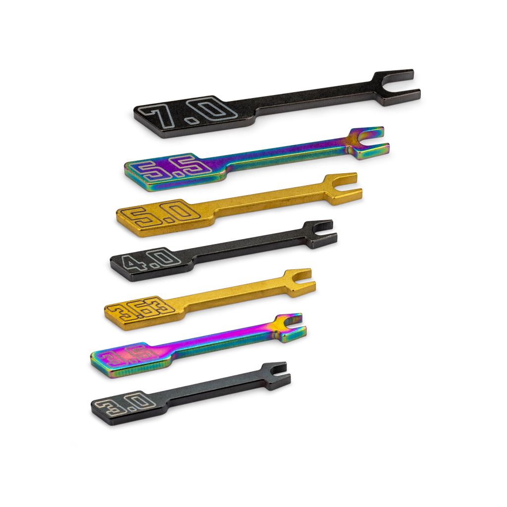 Open Wrench Set - 7Pc (3,3.5,3.63,4,5,5.5,7Mm)