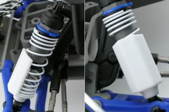 RPM SHOCK SHAFT GUARDS for TRAXXAS 1/10th SCALE SHOCKS - BLACK