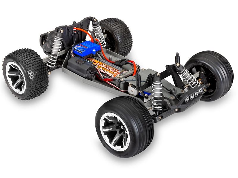 Traxxas Rustler XL-5 RTR Stadium Truck - Red with LED