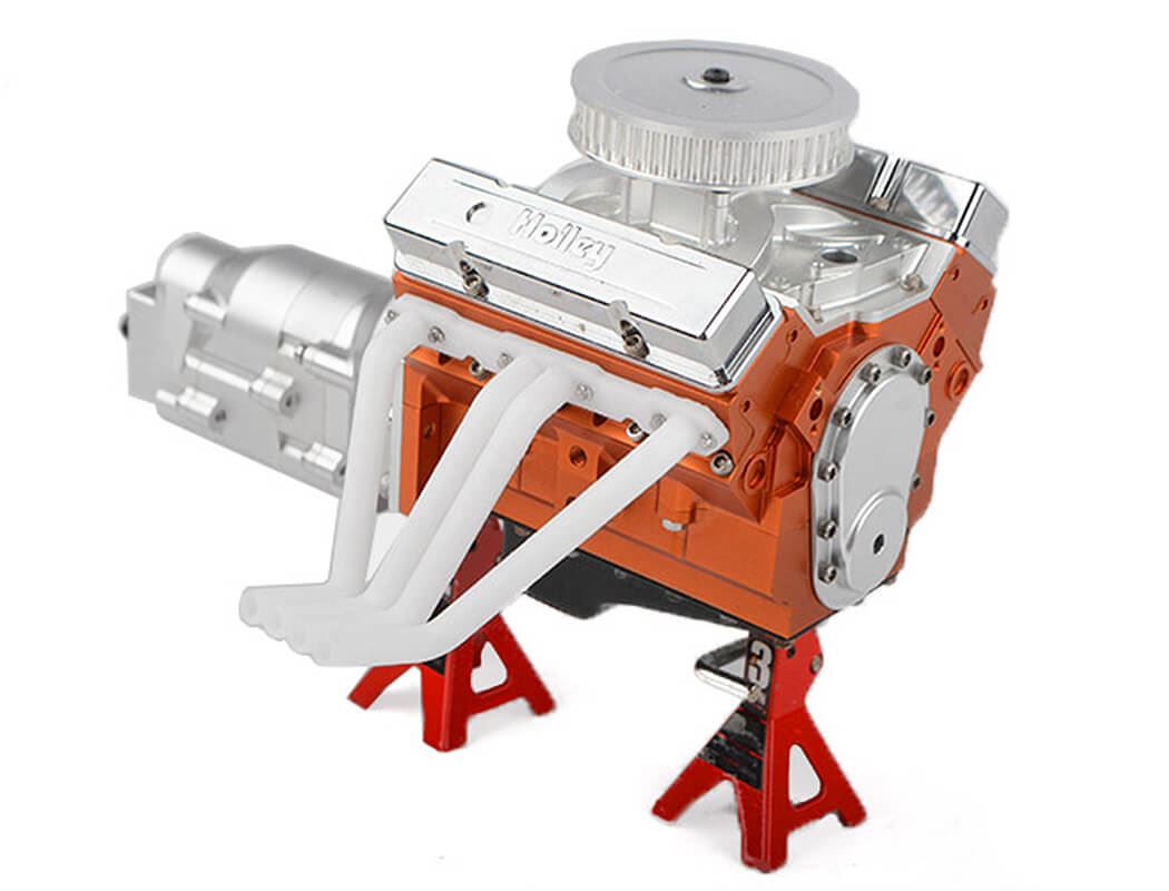 Rc4Wd Plastic Exhaust Zoomie Headers For V8 Scale Engine V3