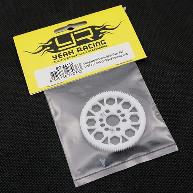 Yeah Racing Competition Delrin Spur Gear 64P 110T For 1/10 On Road Touring Drift
