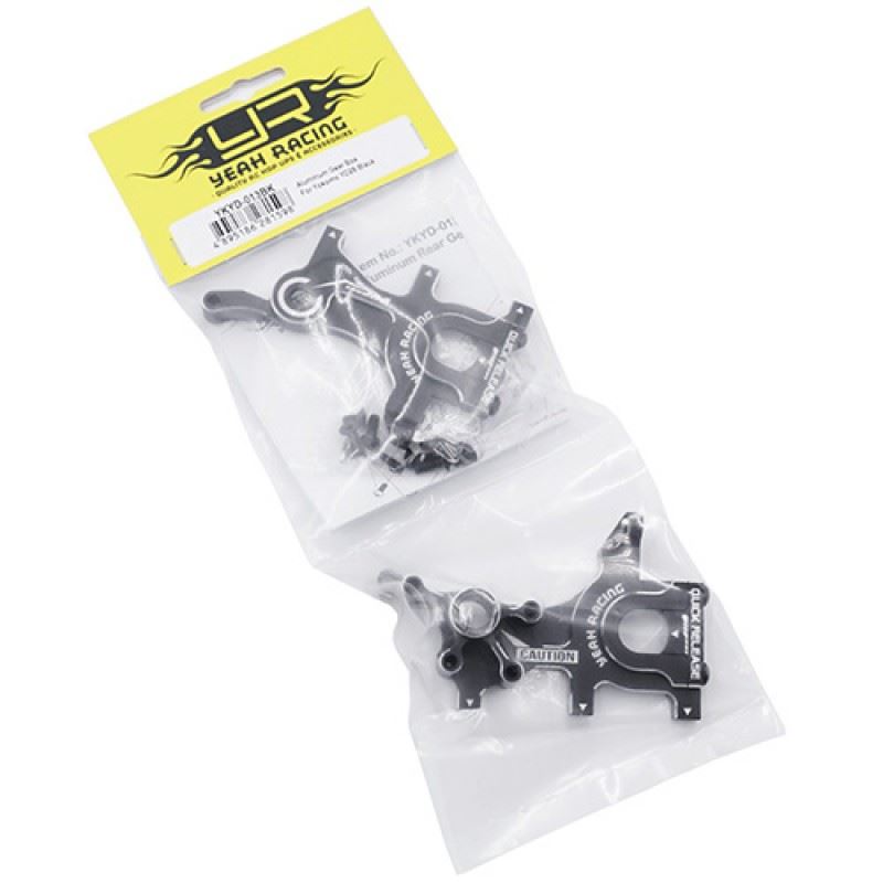 Yeah Racing Aluminum Gear Box For Yokomo YD2S Black