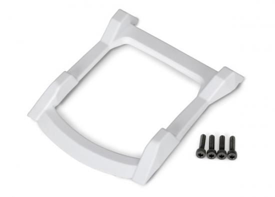 Traxxas Skid plate roof (body) (white)/ 3x12 CS (4)