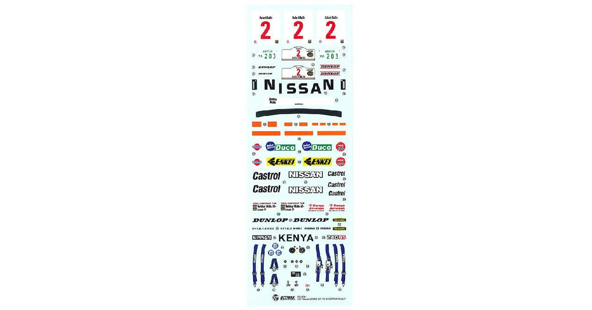 Beemax Nissan 240 Rs Rally Safari 1984