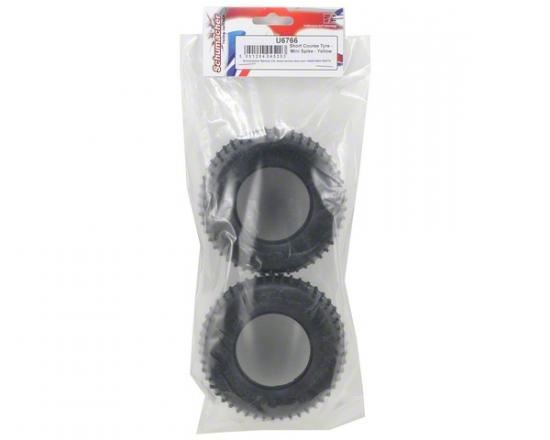 Schumacher Short Course Tyre - Mini Spike - Yellow