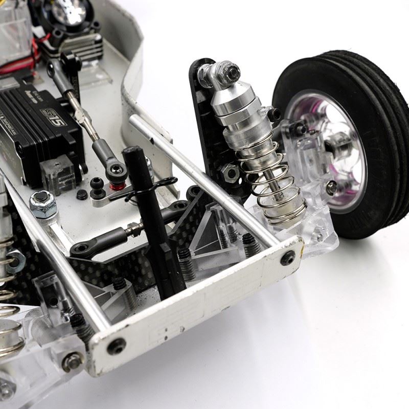 Yeah Racing Graphite Front & Rear Shock Tower For Team Associated Rc10