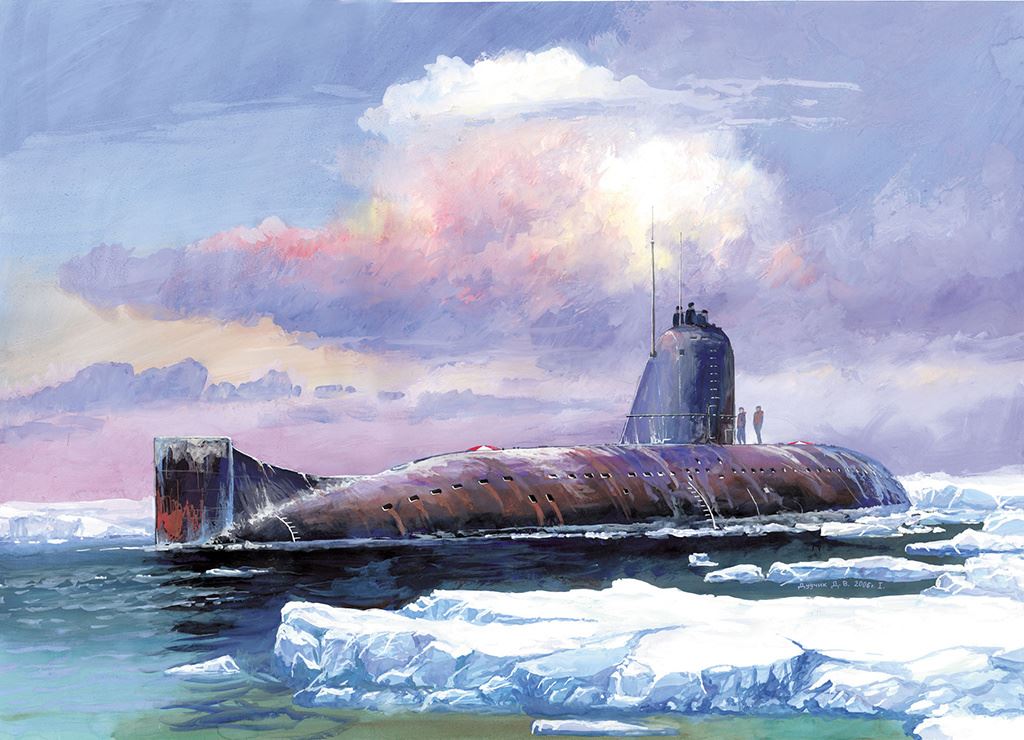 Zvesda K-3 Submarine (RR)