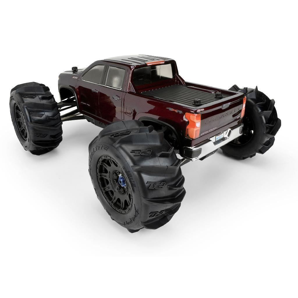 Proline 1/8 2021 Chevy Silverado 2500 Hd Clear Body:  E-Revo 2.0 & M