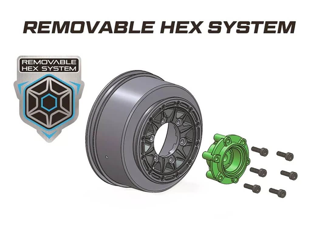 Louise Rc Sc-Rock 1/10 Fr Soft Removable Hex 12,14,17Mm