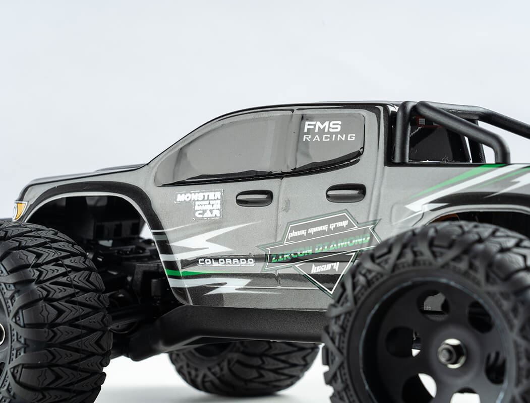 FMS FMT24 1/24TH CHEVROLET COLORADO TRUCK RTR - BLACK