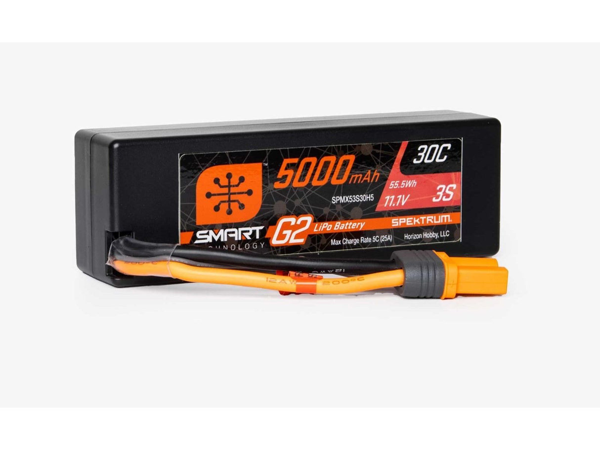 Spektrum 5000mAh 3S 11.1V SMART G2 30C IC5 -