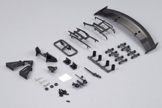 KILLERBODY 1/10 TC BASIC PLASTIC PARTS (BLACK FINISH)
