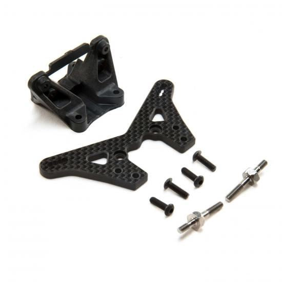Losi Carbon Laydown Rear Tower 2mm Conversion: 22 5.0