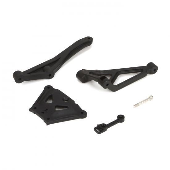 TLR Chassis Braces, Top Plate: 8e 3.0