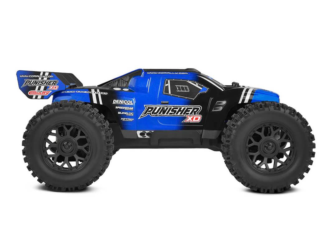 Corally Punisher Xd Rtr Truck - Blue
