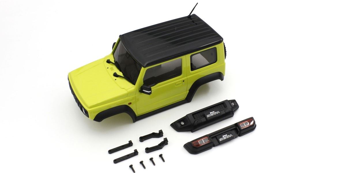 Bodyshell Suzuki Jimny Sierra Yellow Mini-Z 4X4 Mx01