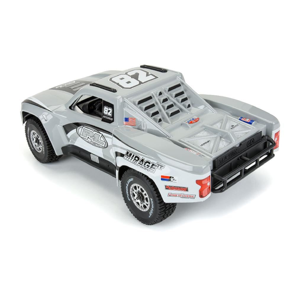 Pro 1/16 Pre-Cut 2019 Chevy Trophy Truck Tough-Color Gray Body: