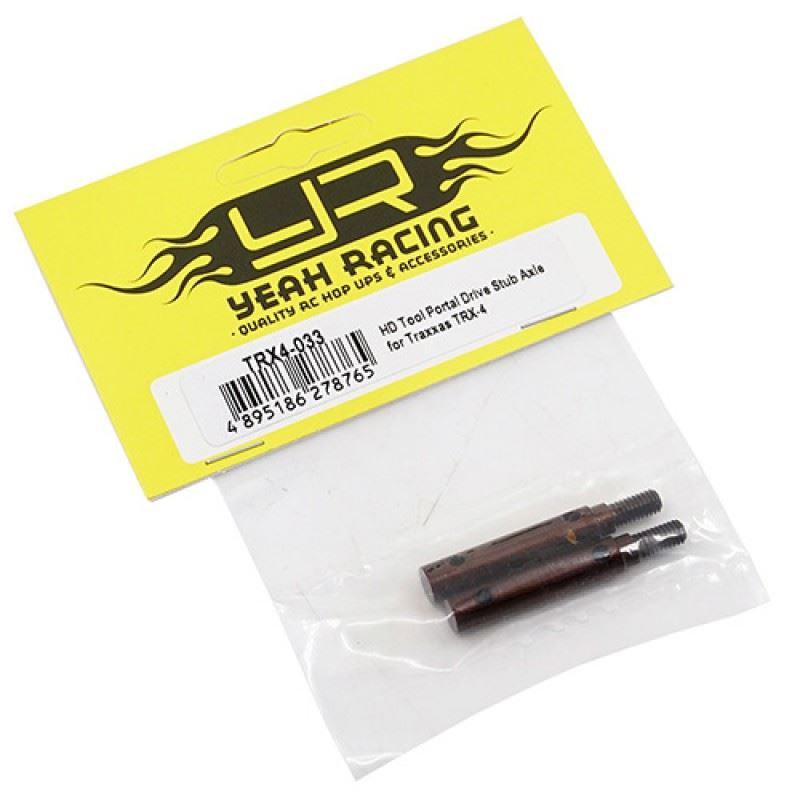 Yeah Racing HD Tool Steel Portal Drive Stub Axle V2 for Traxxas TRX-4 TRX-6 'G6 Certified'