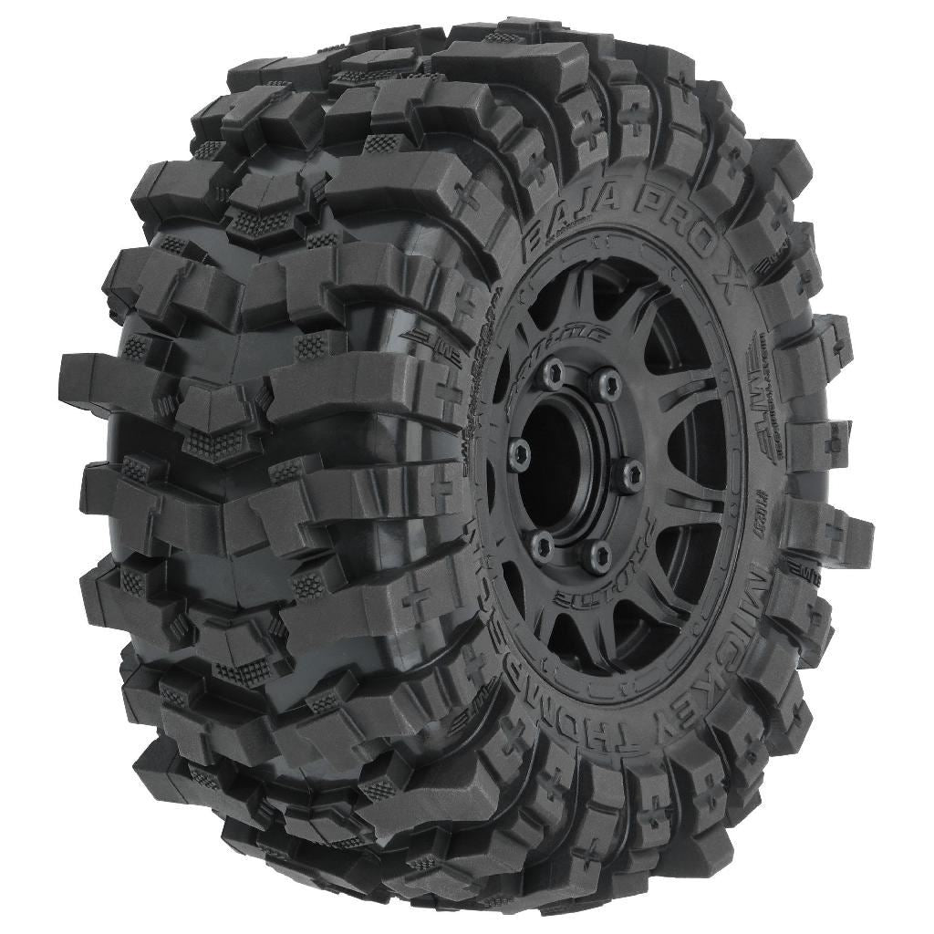 Pro Mickey Thompson Baja Pro X 2.8In Tires Mounted On Raid Black