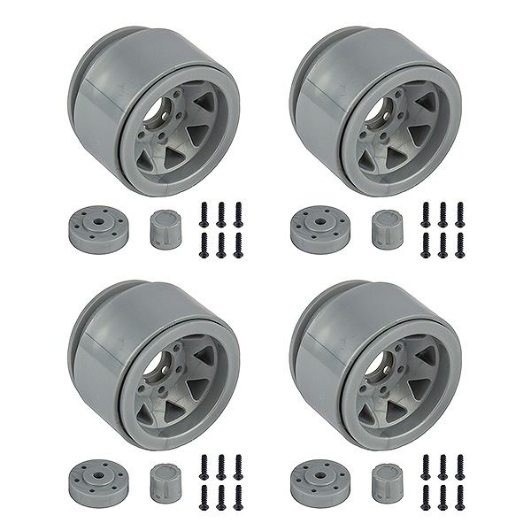 Element Rc Enduro Trigon Wheels 1.55In Silver