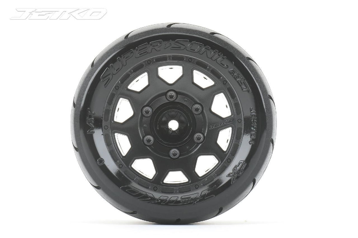 Jetko Ex Tyre St Supersonic Slick Black Wheel 2.8In Hex12-14-17Mm (2)