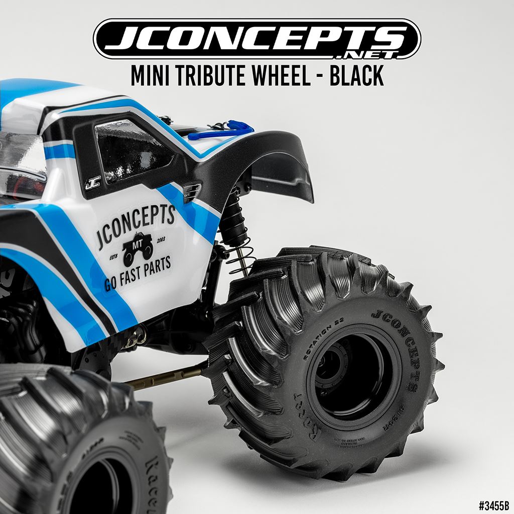 Mini Tribute Wheel 4Pc - Black