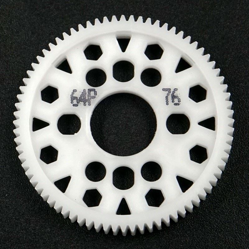 Yeah Racing Competition Delrin Spur Gear 64P 76T For 1/10 On Road Touring Drift