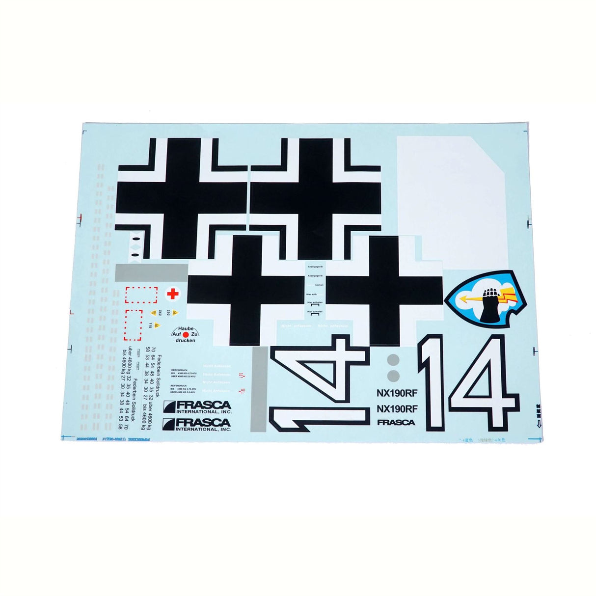 E Flite Decal Set: Focke-Wulf Fw 190A