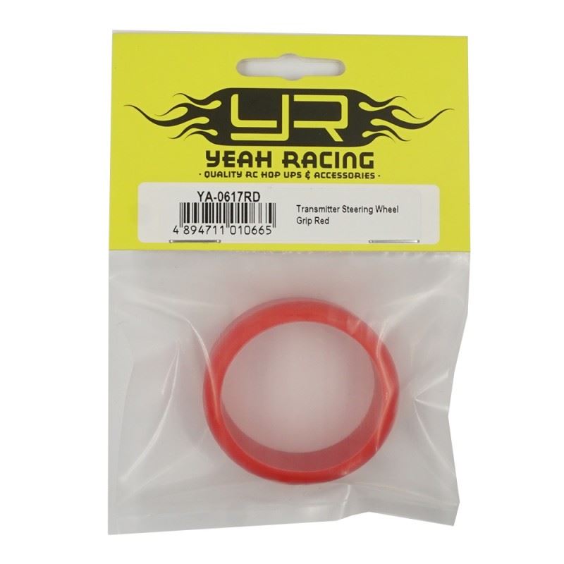 Yeah Racing Transmitter Steering Wheel Grip Red