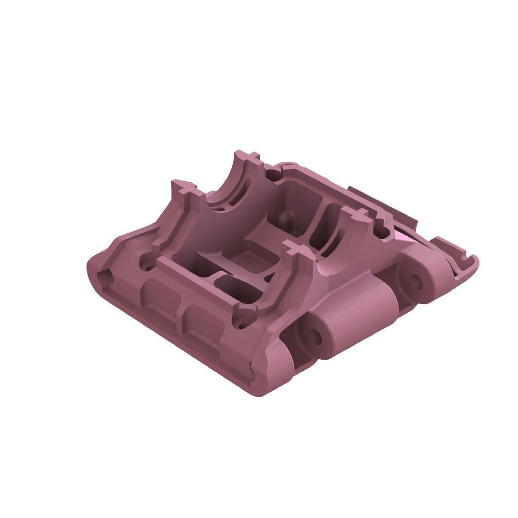 Arrma Rear Lower Skid/Gearbox Mount (1pc) - Pink