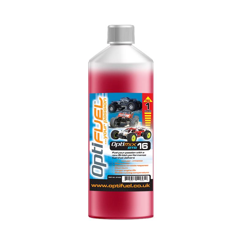 Optifuel Optimix RTR 16% Nitro Car Fuel 1 Litre - OP1001