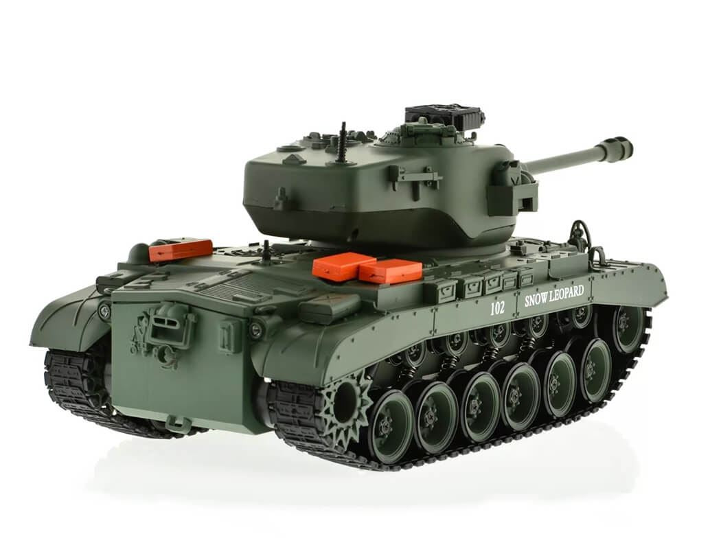 Brother Tank Rc Tank 1 18 Usa M26 Pershing 'Snow Leopard' Green