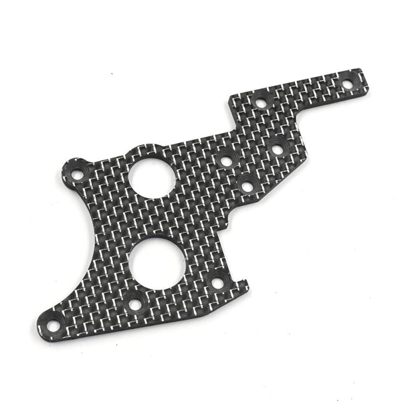 Yeah Racing Graphite Rear Chassis Brace Plate For Kyosho Optima Pro