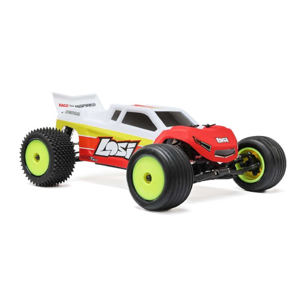 Losi 1/18 Mini-T 2.0 V2 2Wd Stadium Truck Brushless Rtr Red