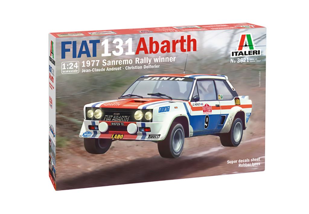 Italeri Fiat 131 Abarth 1977 San Remo Rally