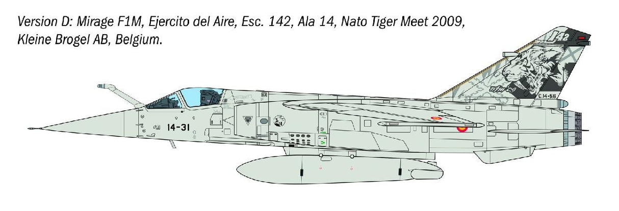 Italeri Mirage F1 C/Cr