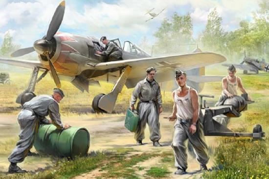 Zvesda 1/72 German Luftwaffe Ground Crew