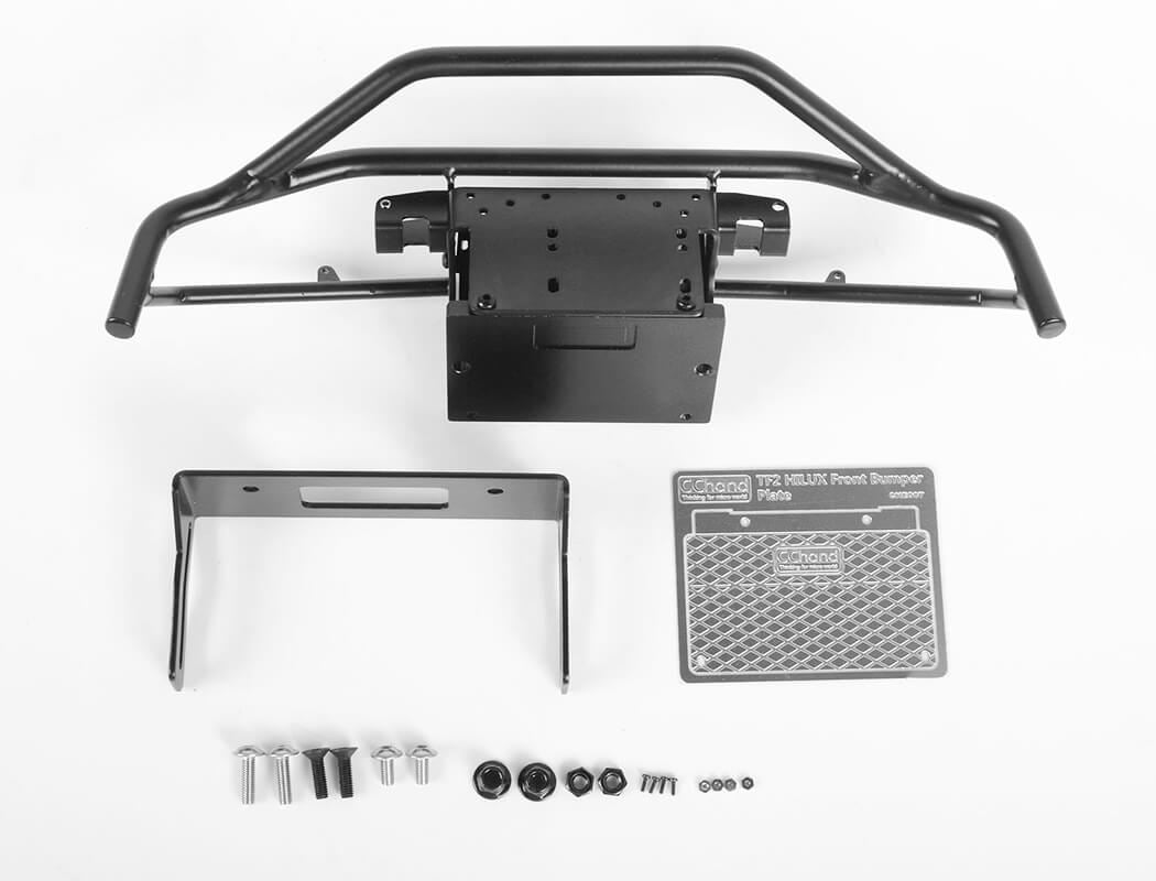 RC4WD KRABS FRONT BUMPER FOR AXIAL SCX10 II XJ (BLACK)