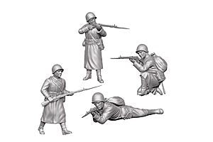 Zvesda 1/72 Soviet Infantry(Winter Uniform