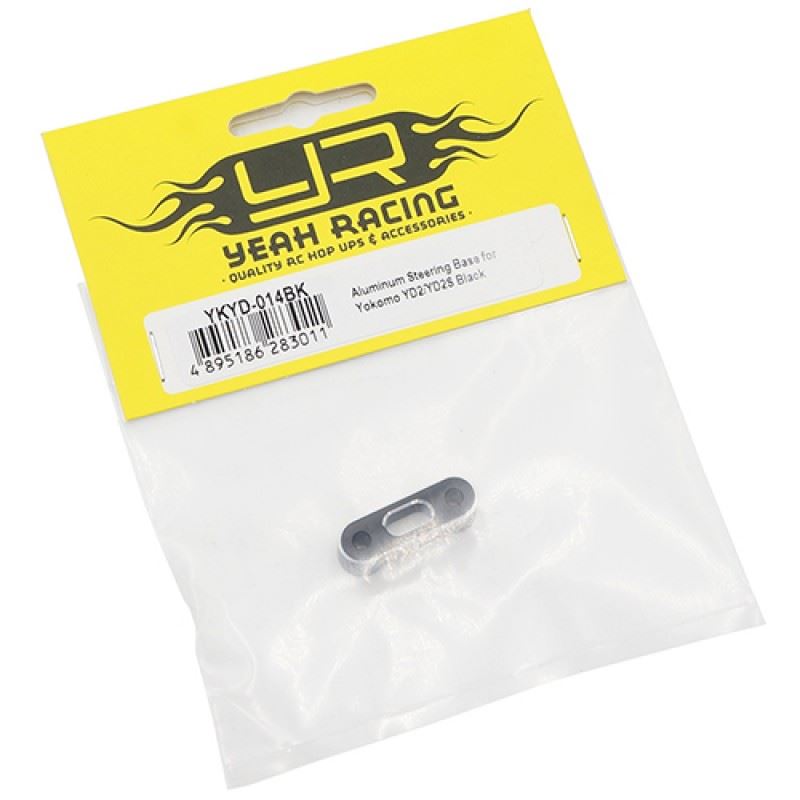 Yeah Racing Aluminum Steering Base for Yokomo YD2 YD2S YD2TC Black