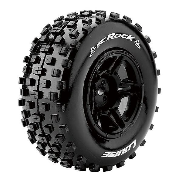 LOUISE RC SC-ROCK 1/10 FR/RR SOFT ARRMA SENTON 6S HEX 17MM