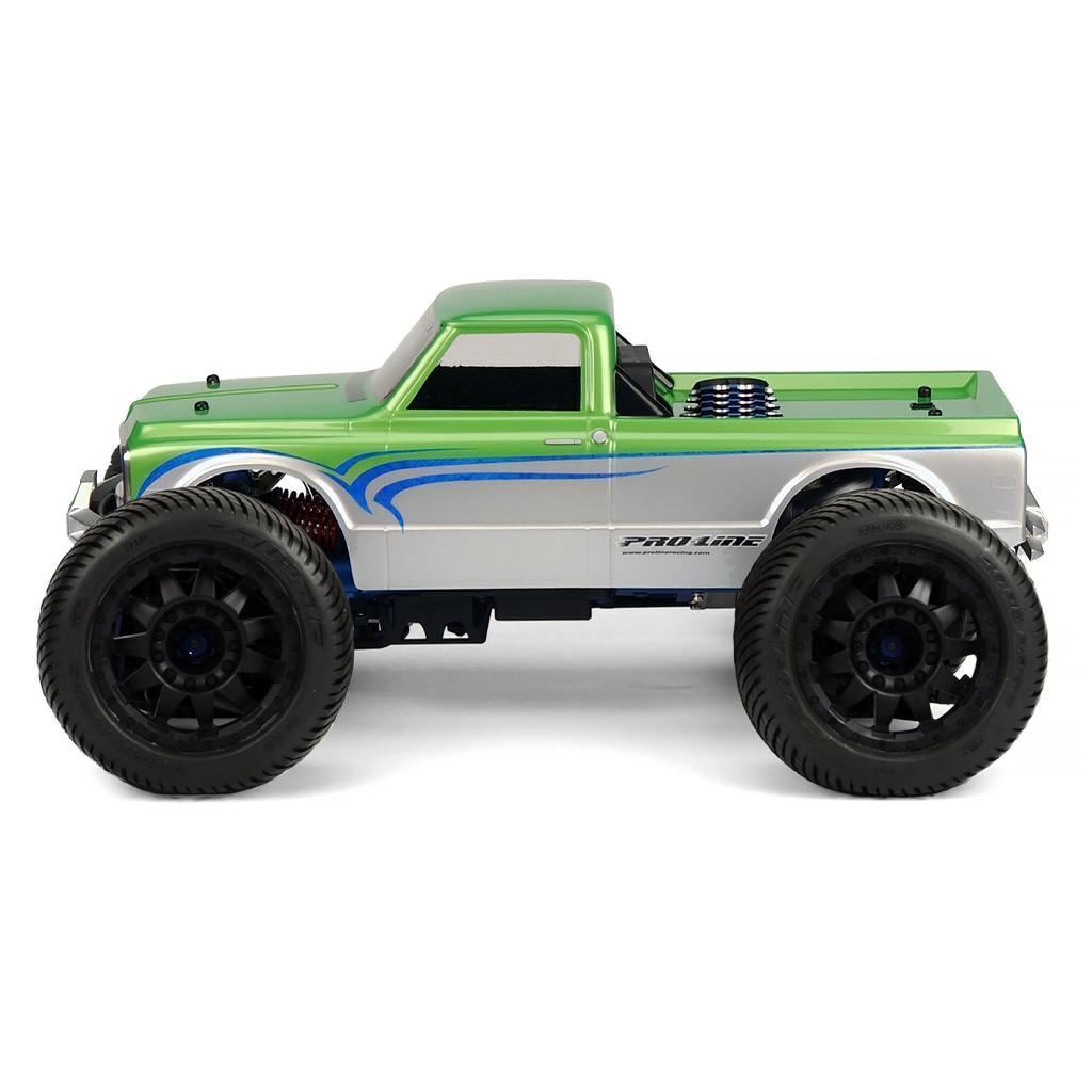 Proline 1/8 1972 Chevy C-10 Long Bed Clear Body: Monster Truck