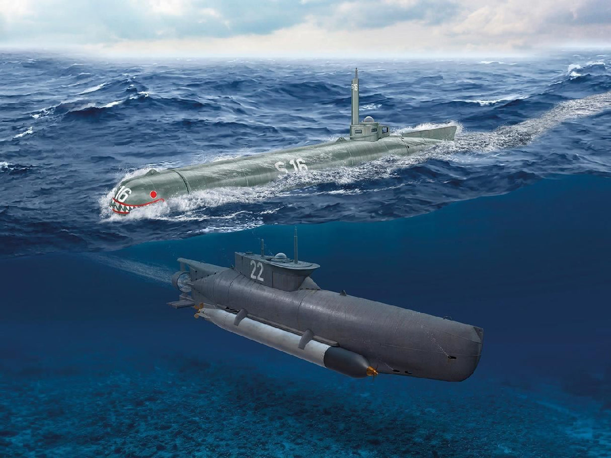 Icm K-Verbände Midget Submarines, 'Seehund' & 'Molch' (Set Of 2)