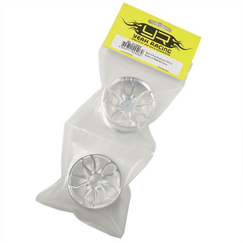 Yeah Racing Spec D Plus Aluminum 7075 10 Spoke +8 Offset Drift Rim 2pcs