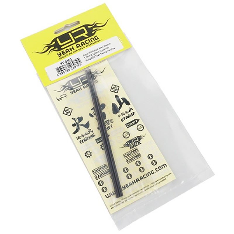 Yeah Racing Super Hard Steel Allen Wrench Replacement Tip 1.5mm X 120mm 2 pcs for Hudy/EDS/ Handles