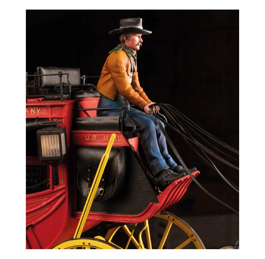 Artesania Set Of 4 Wild West 1/12 Stagecoach Figures For Al20345
