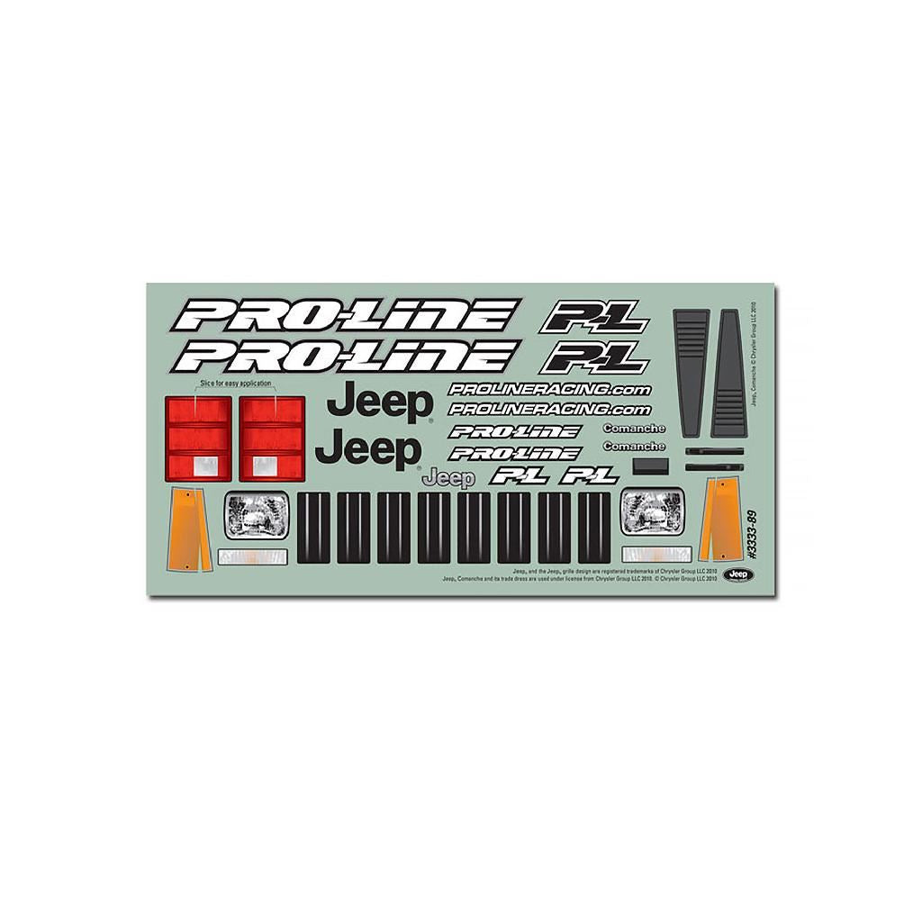 Proline 1/10 Jeep Comanche Full Bed Clear Body 12.3In (313mm) Wb Crwl