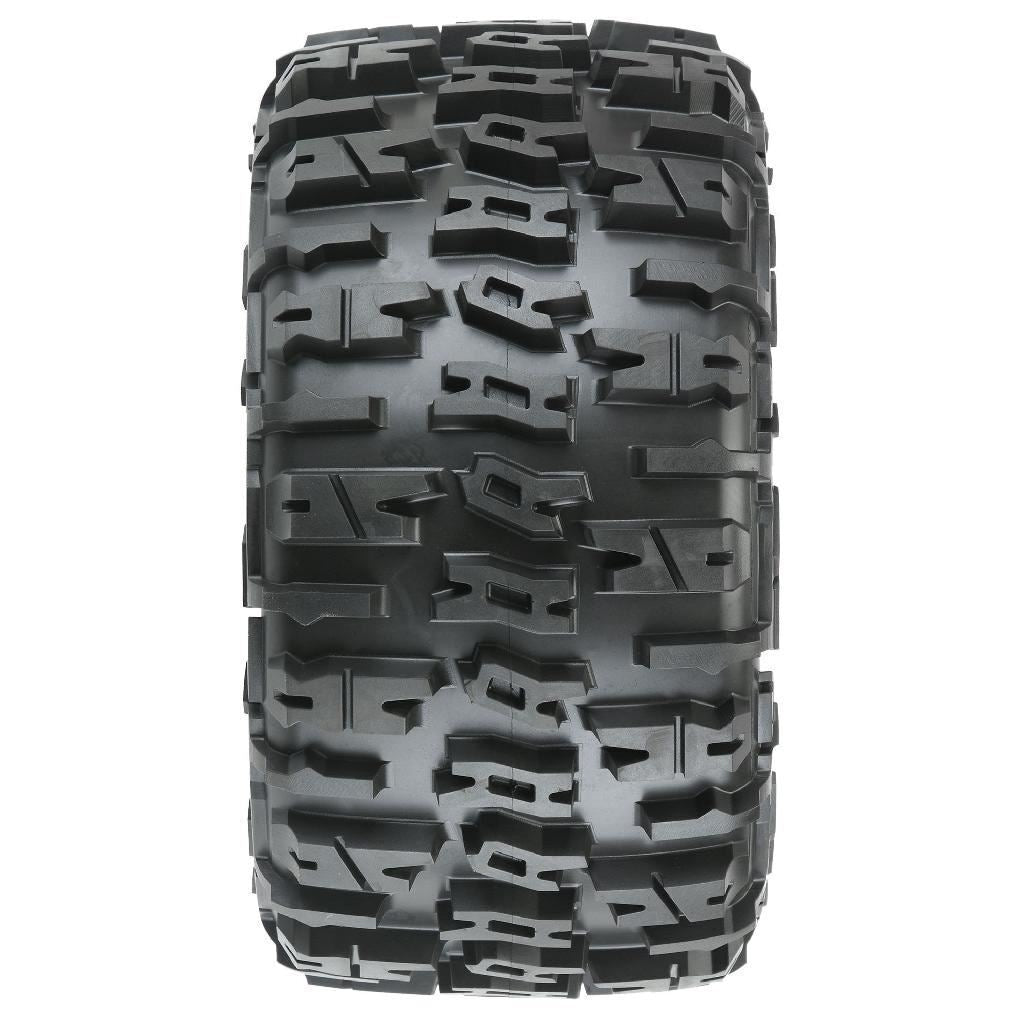 Proline 1/5 Trencher Pro-Loc F/R 4.3In X-Maxx Mtd 24mm Blk/Gry Impuls