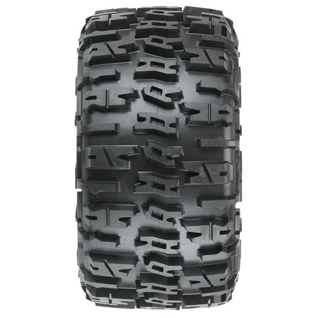 Proline 1/5 Trencher Pro-Loc F/R 4.3In X-Maxx Mtd 24mm Blk/Gry Impuls